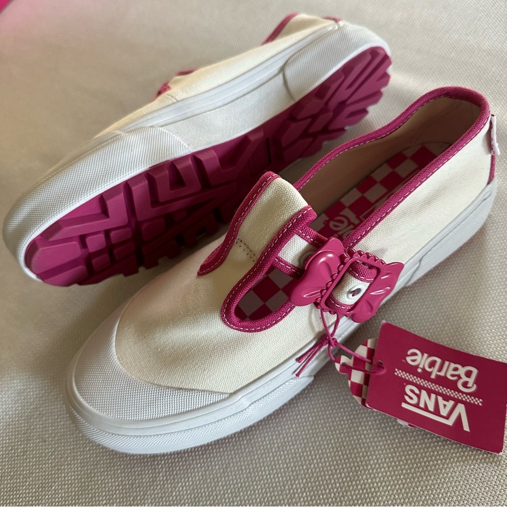 Vans Barbie Style 93 Dx in Barbie White Pink Mary Jane Sneakers Shoes W 10